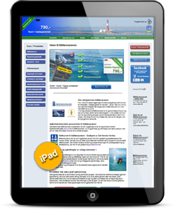 båtførerprøven med iPad